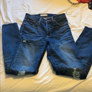 Madewell Distressed Skinny Jeans